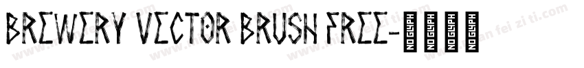 Brewery Vector Brush Free字体转换
